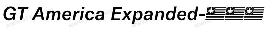 GT America Expanded字体转换
